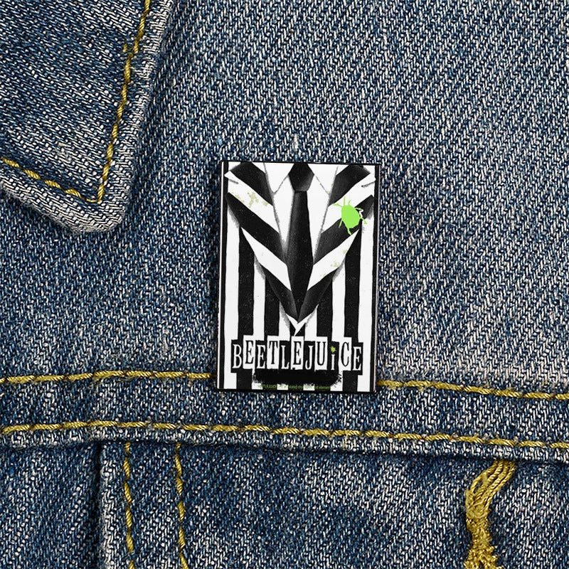 Streetwear Pin Letter Ghost Alloy Unisex Brooches