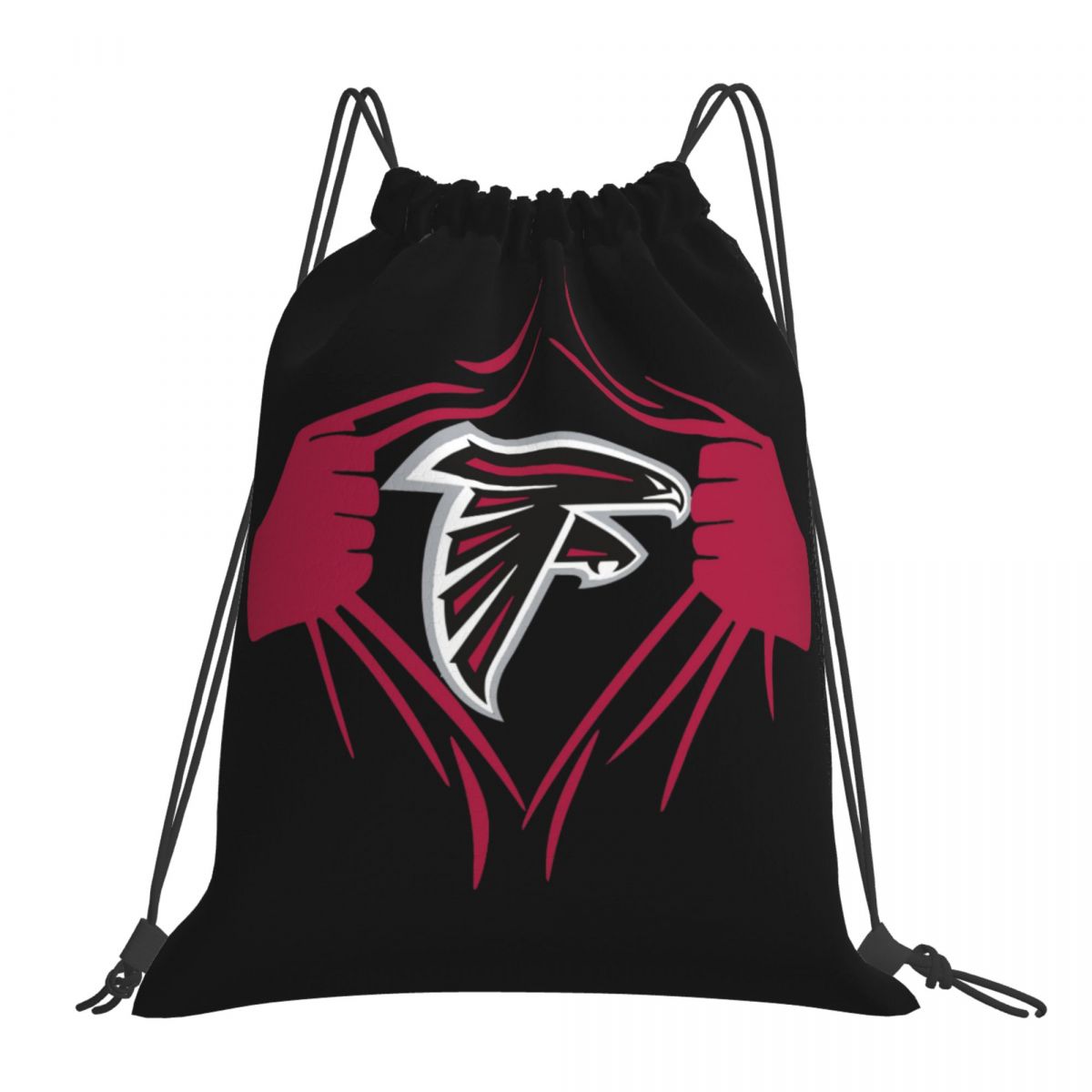 Atlanta Falcons Show You My Heart Logo Drawstring Bags for School Gym