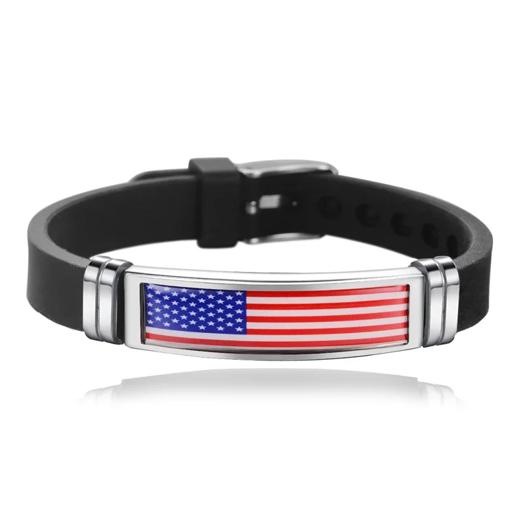 American Independence Day Bracelet ，American Flag Blacelet，Patriotic Bracelet