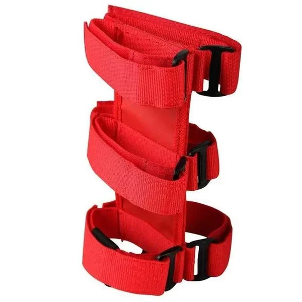Roll Bar Holder Car Accessories Fire Extinguisher Nylon Black Red Mount Strap Adjustable straps