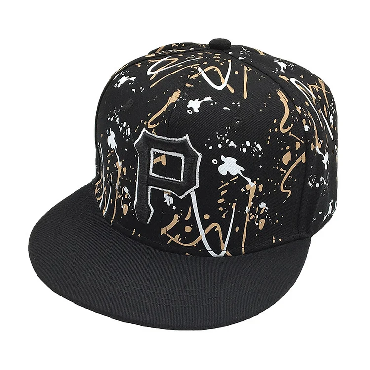 2023 P letter embroidered snapback cap mencotton hat adjusted outdoor sport leisure hats hip hop Graffiti baseball caps