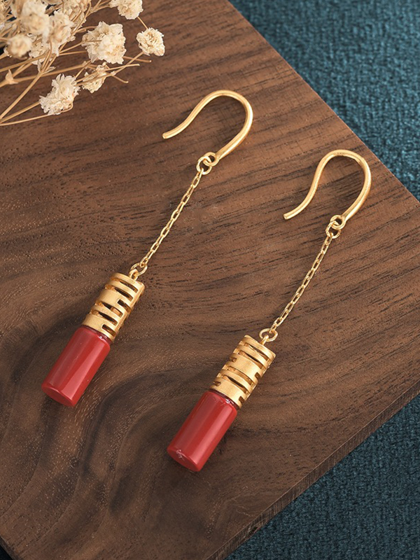 Vintage Double Happiness Earrings