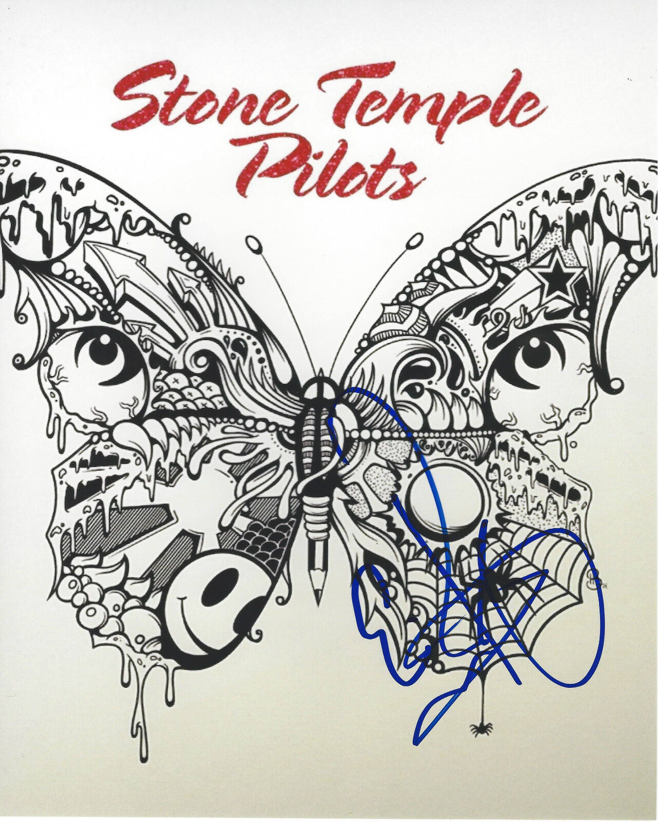 STONE TEMPLE PILOTS STP DRUMMER ERIC KRETZ SIGNED AUTHENTIC 8X10 Photo Poster painting w/COA