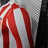 Joyfball 2025/2026 Player Version Long Sleeve Atletico Madrid Home Football Jersey 1:1 Thai Quality（The player version jersey is a bit tight, please pay attention to the size selection）