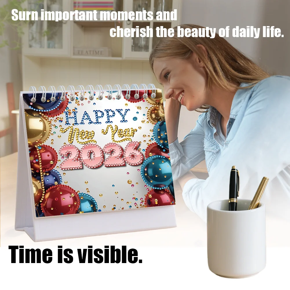 5D/DIY Diamond Painting Calendar Kit Partial Drill Diamond Art Paper Calendar