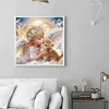 Angel Girl Cat - Crystal Rhinestone Diamond Painting