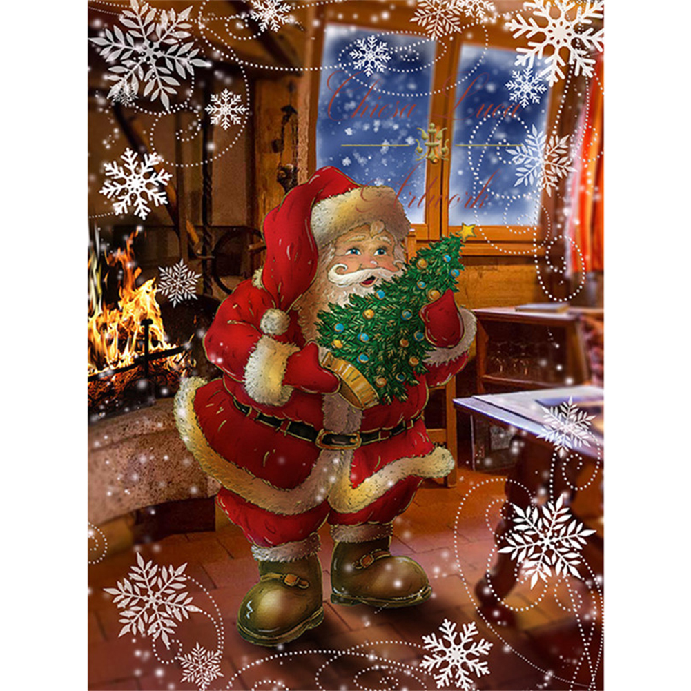 

Santa Claus - Round Drill Diamond Painting - 30*40CM, 501 Original