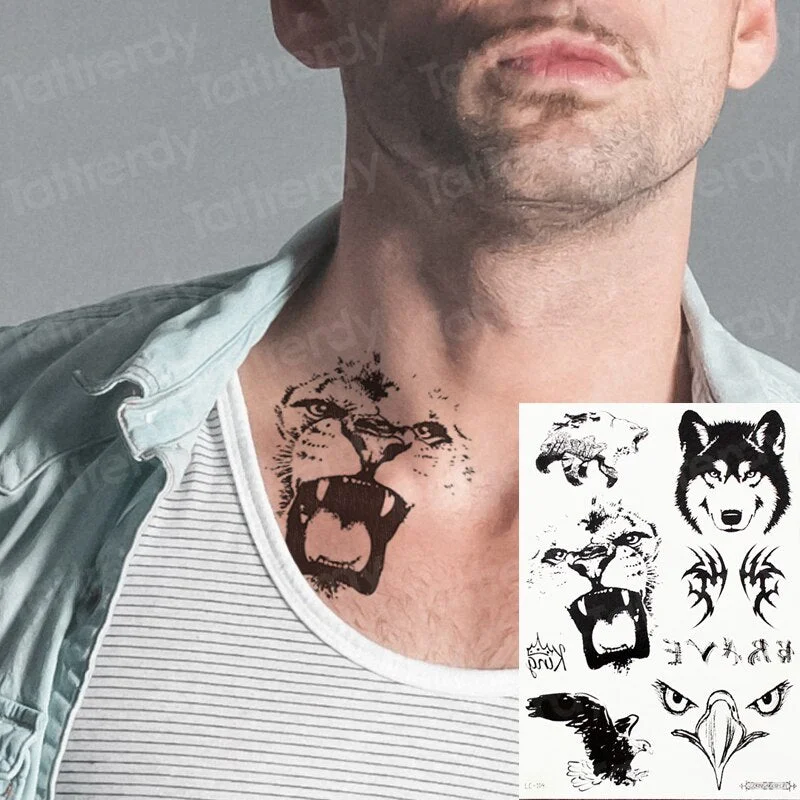 halloween stickers face temporary tattoo sticker for man neck boys tattoo & body art sword tattoo black face tattoo sticker sexy