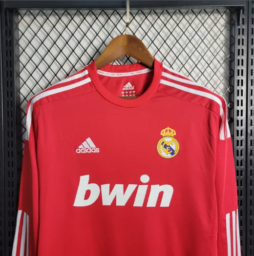 Retro 11/12 Real Madrid Away Long Sleeve Football Shirt Thai Quality