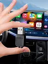 2 in 1 Wireless CarPlay Android Auto Adapter Plug & Play for Factory Wired Cars