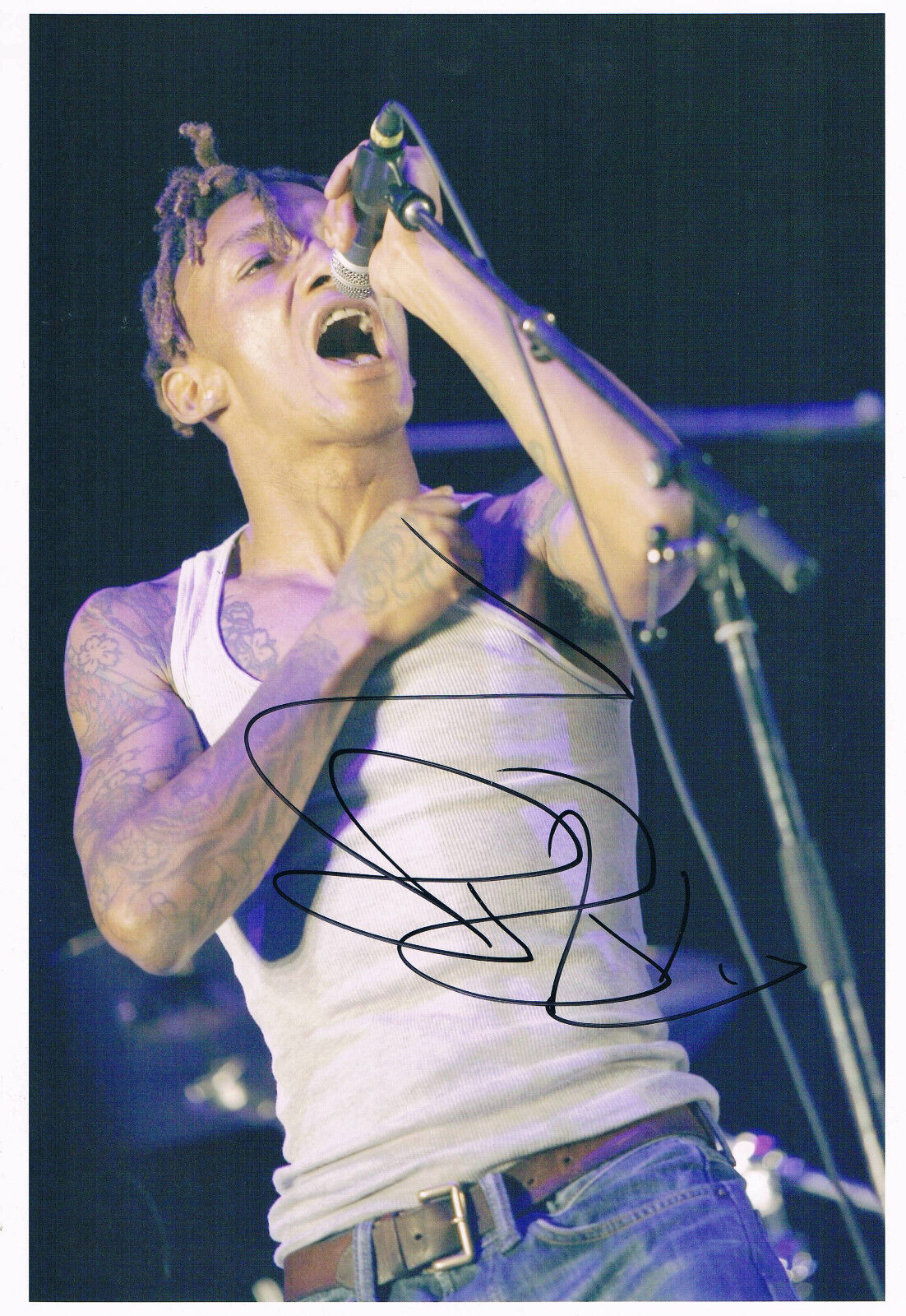 Tricky 1968- genuine autograph Photo Poster painting 8x12