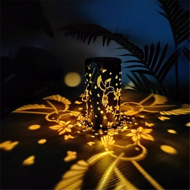 Solar Hollow Projection Lantern