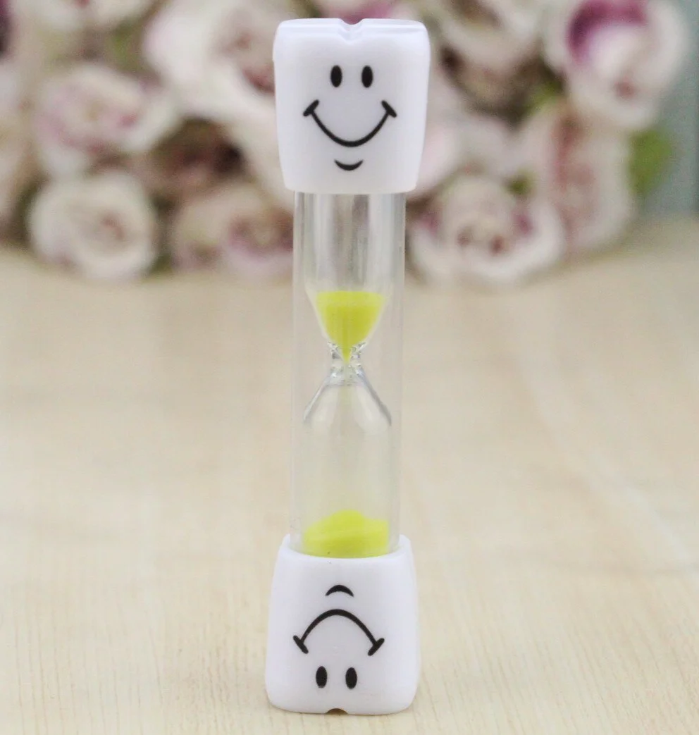 2019 Sand Clock 3 Minutes Smiling Face The Hourglass Decorative Household Items Kids Toothbrush Timer Sand Clock Gifts