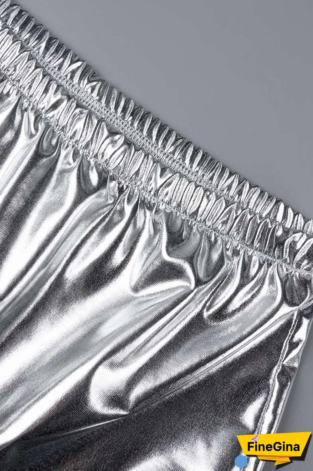 Blue Sexy Solid Patchwork Oblique Collar Sleeveless Two Pieces