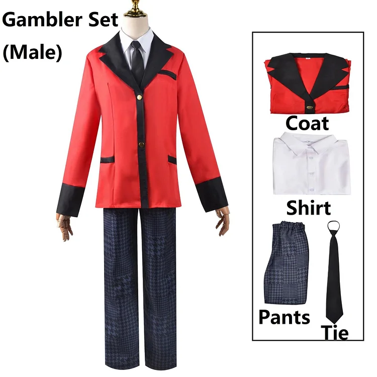 【Wetrose】In Stock Kakegurui Compulsive Gambler Jabami Yumeko Momobami Kirari Suzui Ryouta Yomozuki Runa Meari Cosplay Costume