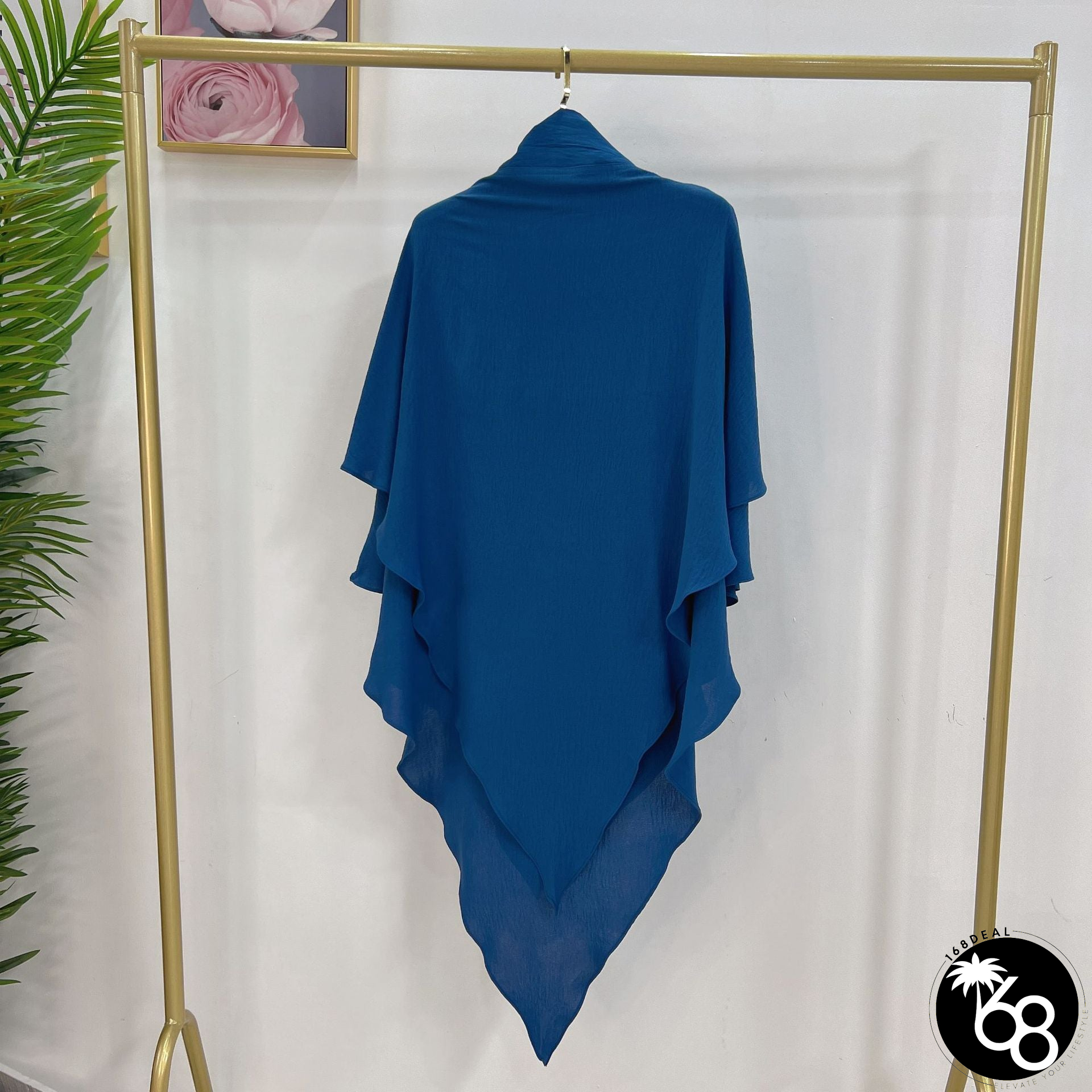 Women's Arabian Polyester Headwear Full Cover Trendy Hijabs | 168DEAL