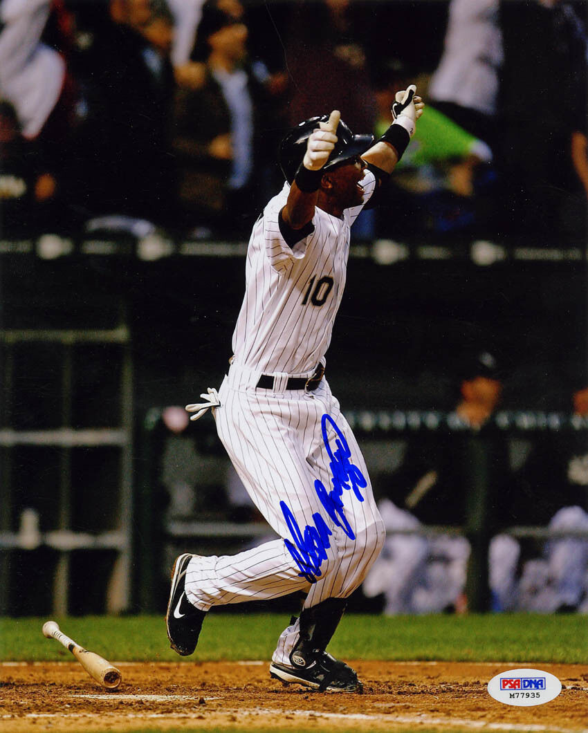 Alexei Ramirez SIGNED 8x10 Photo Poster painting Chicago White Sox PSA/DNA AUTOGRAPHED