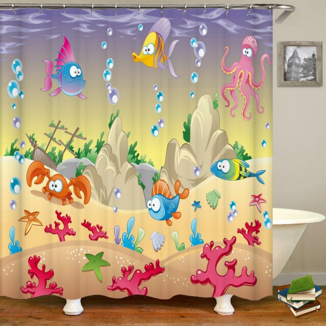 

Shower Curtain – Cat Dog Sloth Dolphin-180*180cm, 501 Original