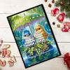 (US Local)Bird Special Shaped A5 5D DIY Diamond Art Painting Notebook Kit for Friends