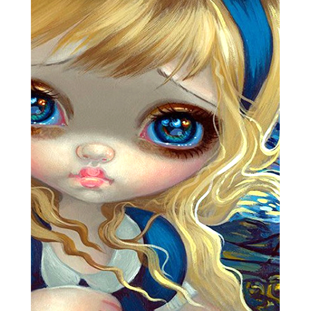 

Big Eyes Doll - Round Drill Diamond Painting - 30*40CM, 501 Original