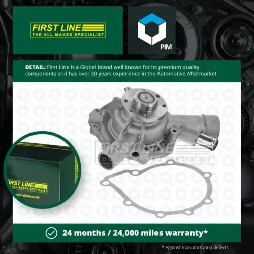 Dronehint Water Pump fits MERCEDES V230 638 2.3 97 to 03 Coolant Firstline 1112002401 New Parts