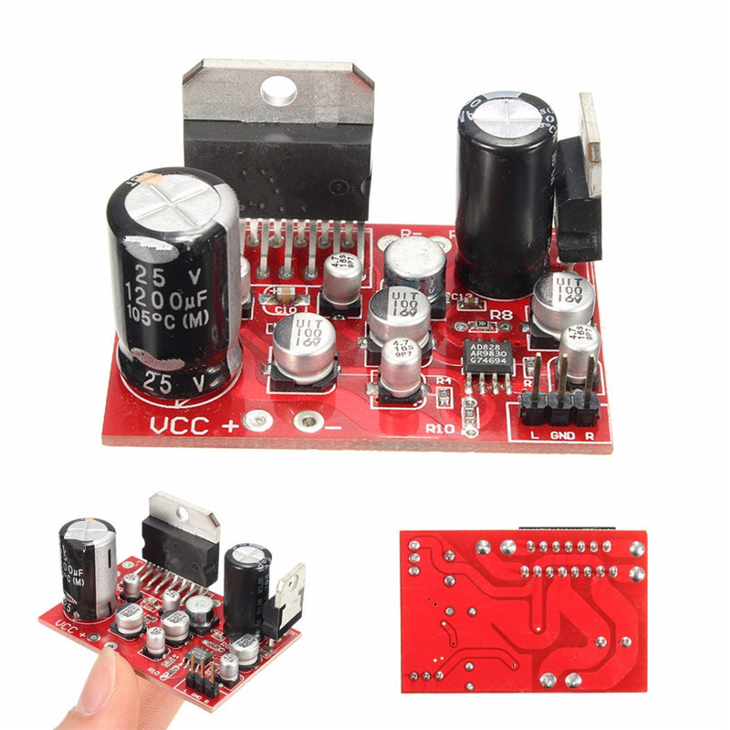Electric development board Modules DC 12V 38W+38W amplification Stereo pre-op TDA7379 + AD828 amplifier board