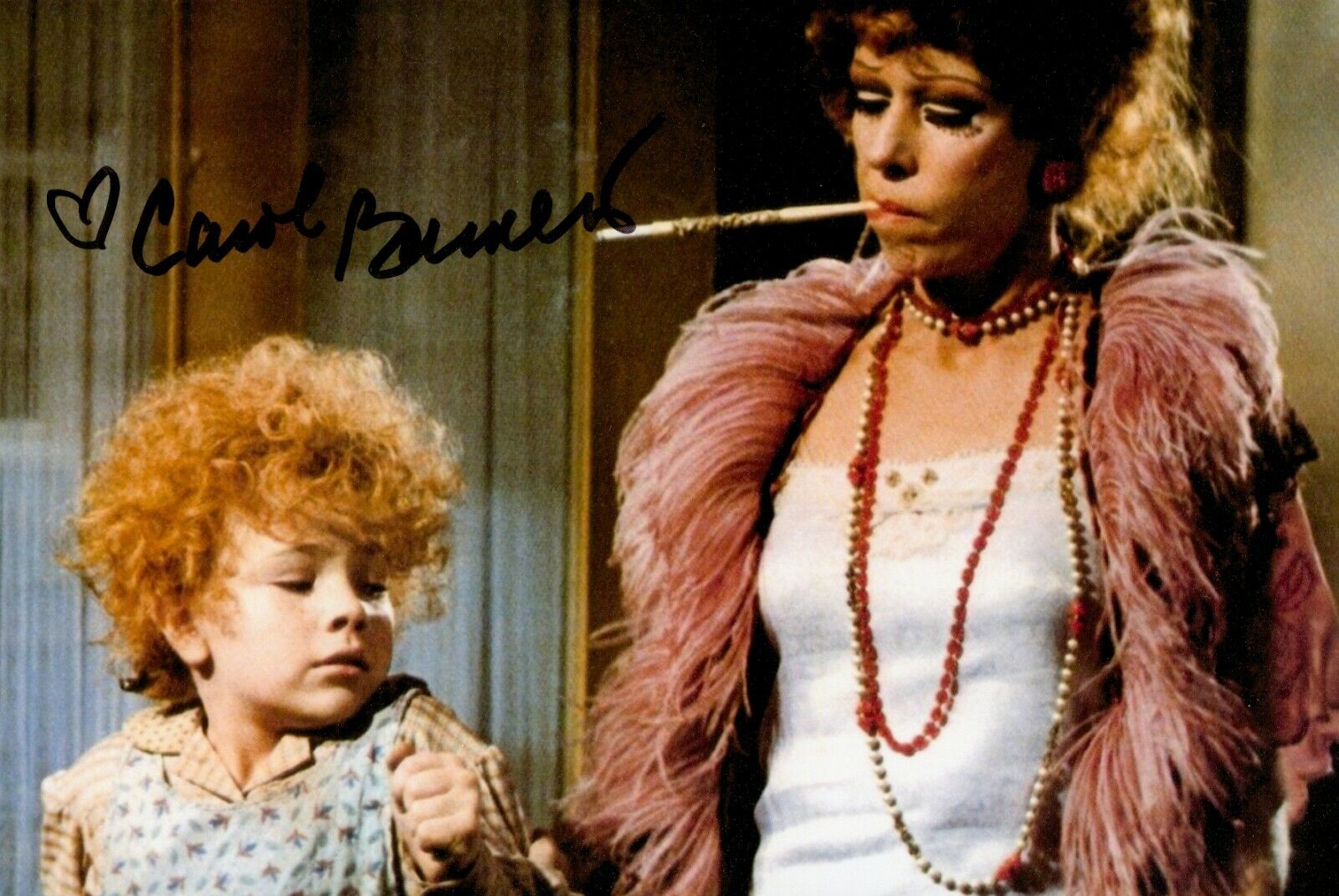 Carol Burnett Signed 6x4 Photo Poster painting Annie Miss Hannigan Autograph Memorabilia + COA