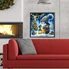 (40*40cm)Christmas Gnome -  Full Round Drill Diamond Painting