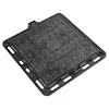 [US Local Warehouse] Iron Manhole Cover and Frame Non-Slip Septic Tank Cover for Yard (400mm)