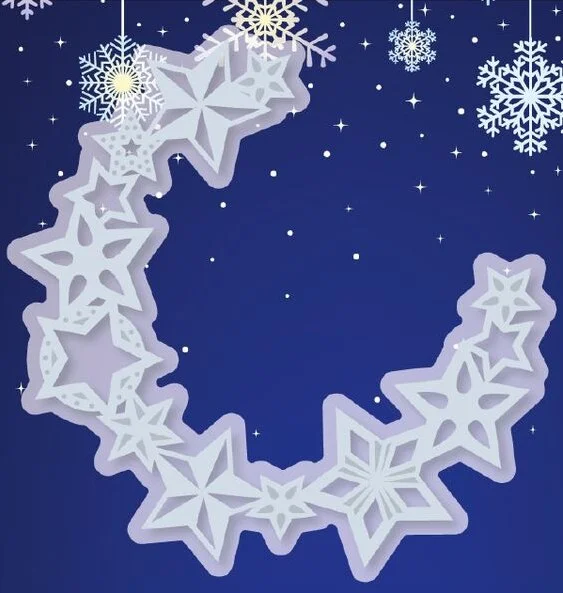 Piggy Craft metal cutting dies cut die mold Winter Christmas Series Scrapbook paper craft knife mould blade punch stencils dies