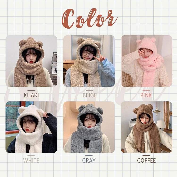 Autumn-winter Sweet-cute Thick Warm Scarf