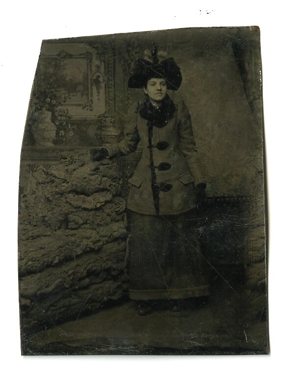 19th Century Fashion - Original 19th Century Tintype - Portrait Photo Poster paintinggraph