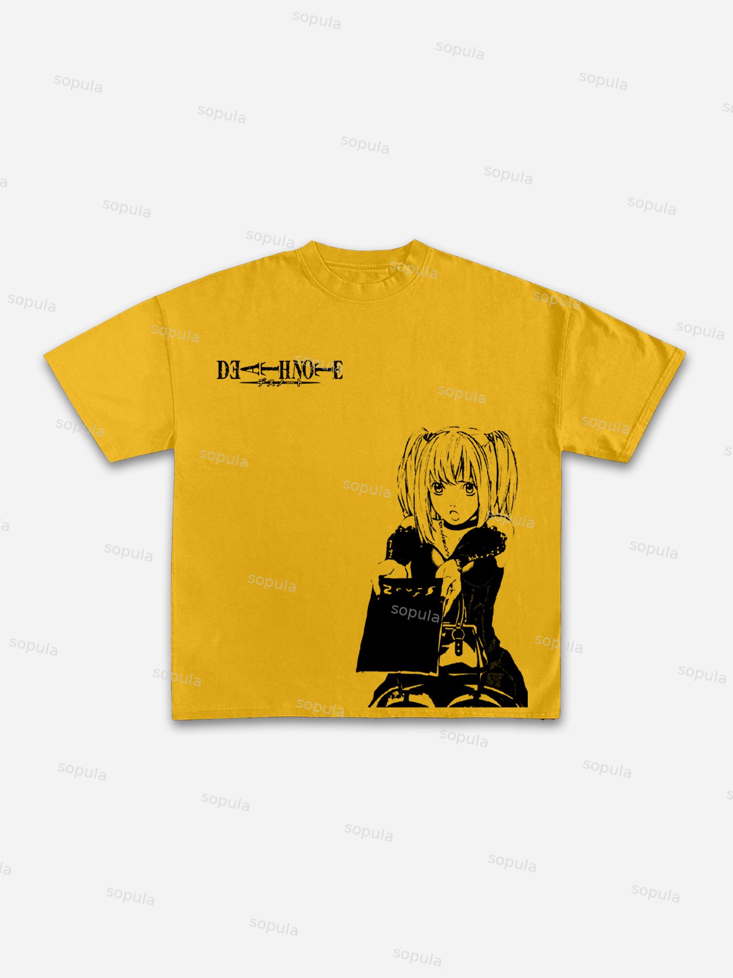 Death Note Manga Graphic Cotton T-shirt - Sopula｜Premium Graphic Tees & Graphic Clothing