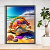 >SALE<5D DIY Full Round Drill Diamond Painting Kit Beach Turtle Decoration (sz4245)