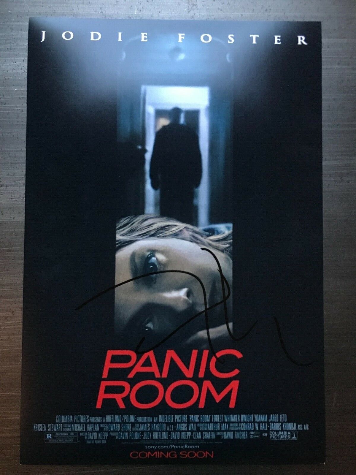 * DAVID FINCHER * signed autographed 12x18 Photo Poster painting poster * PANIC ROOM * 1