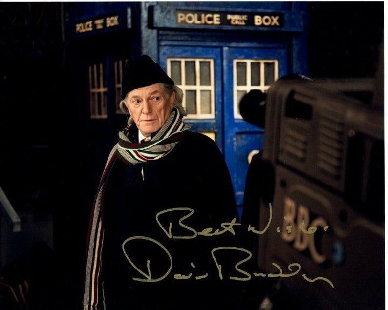 David bradley signed autographed doctor who Photo Poster painting