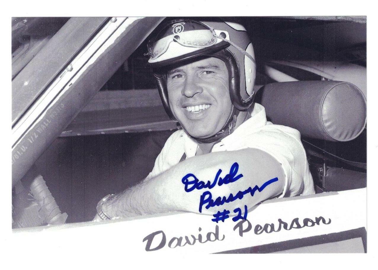 David Pearson Signed Autographed 4 x 6 Photo Poster painting NASCAR Driver B