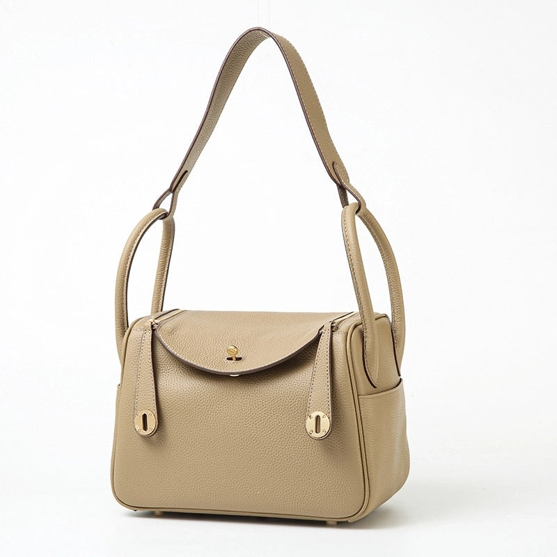 New Top Layer TOGO Cowhide Original Single Lindi Bag Genuine Leather Shoulder Portable Fashionable Simple Crossbody Women's Bag