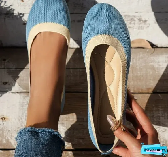 Emaline Round Toe Flats