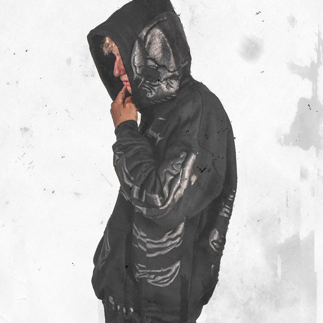 Cut n Sew ‘Cryptic’ Puff Print Hoodie