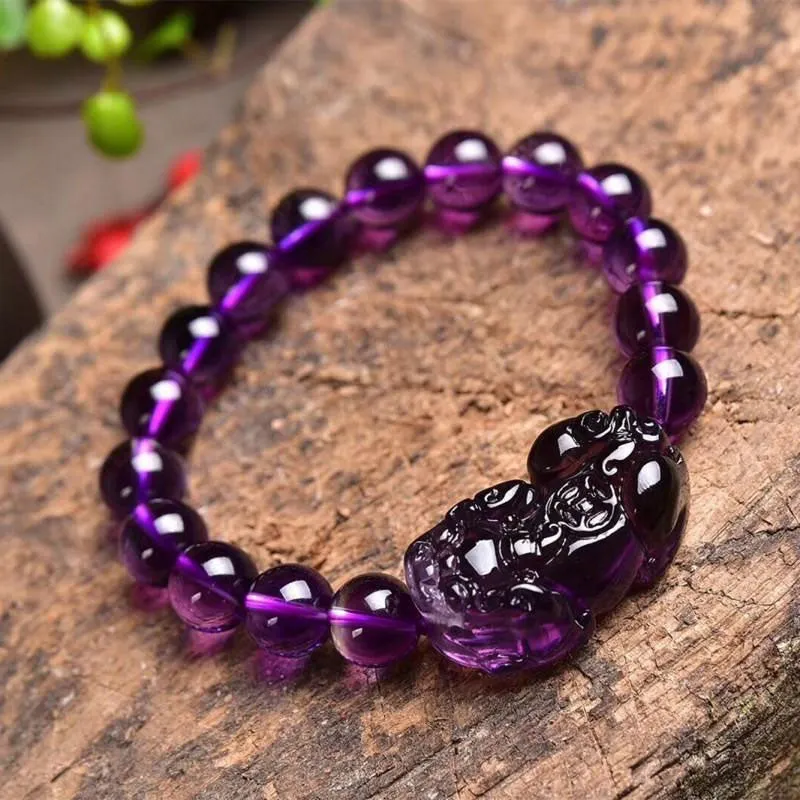 Feng Shui Amethyst Fortune Wealth Bracelet