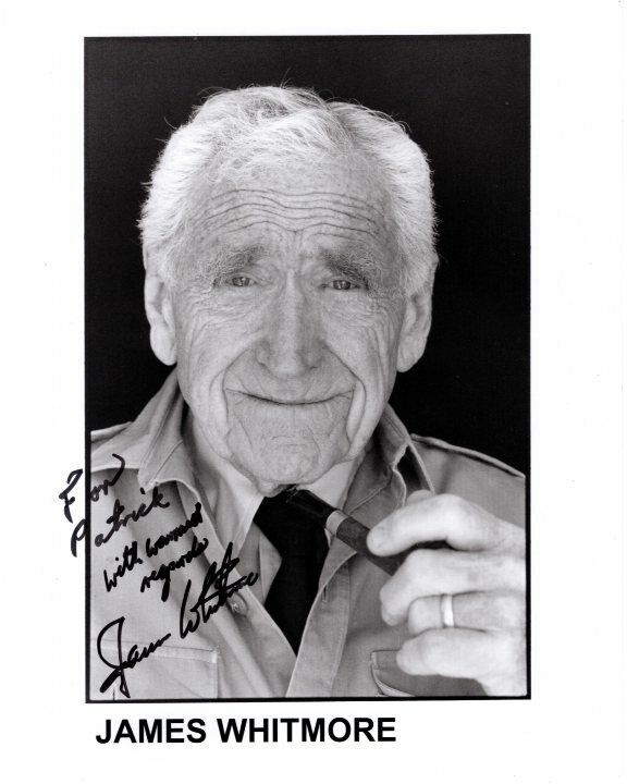 JAMES WHITMORE Autographed Signed Photo Poster paintinggraph - To Patrick