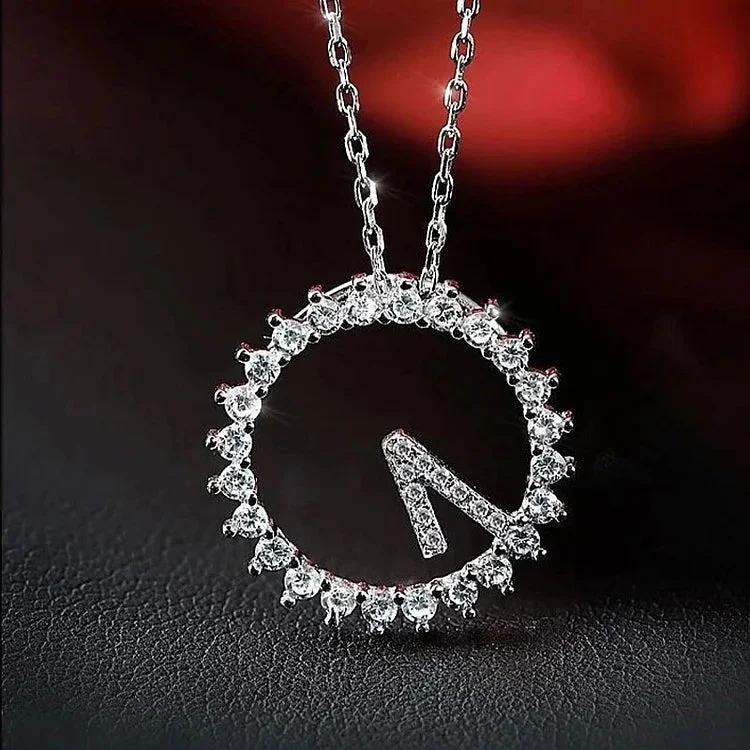 For Love - S925 I Appreciate and Cherish Every Minute Spent With You So Much Clock Necklace