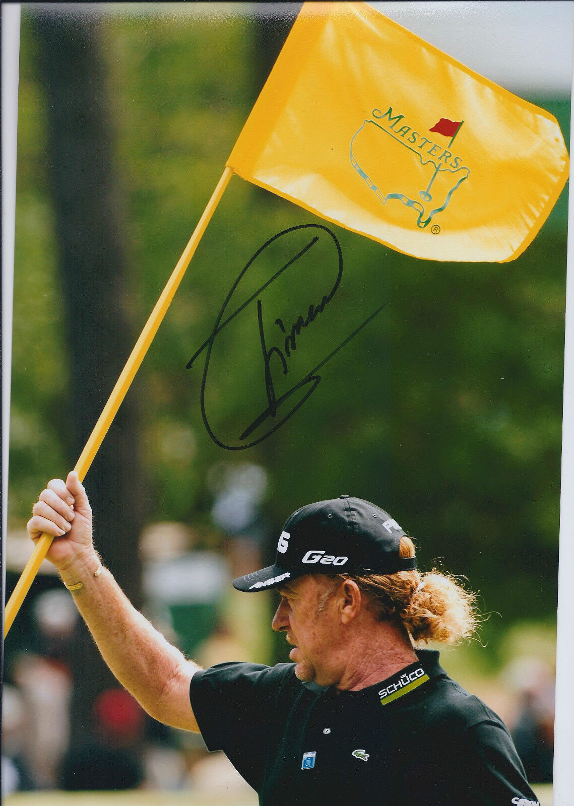 Miguel Angel JIMENEZ SIGNED Autograph 12x8 Photo Poster painting AFTAL COA MASTERS PGA Golf