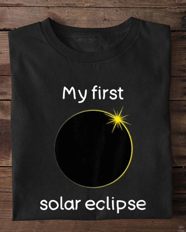 My First Solar Eclipse Shirt Boys Girls 2024