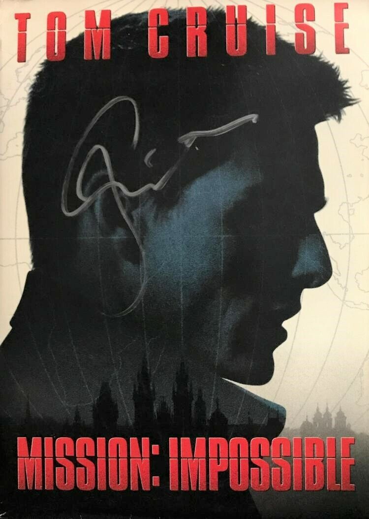 TOM CRUISE Signed 'Mission Impossible' Photo Poster paintinggraph - Film Star Actor - preprint