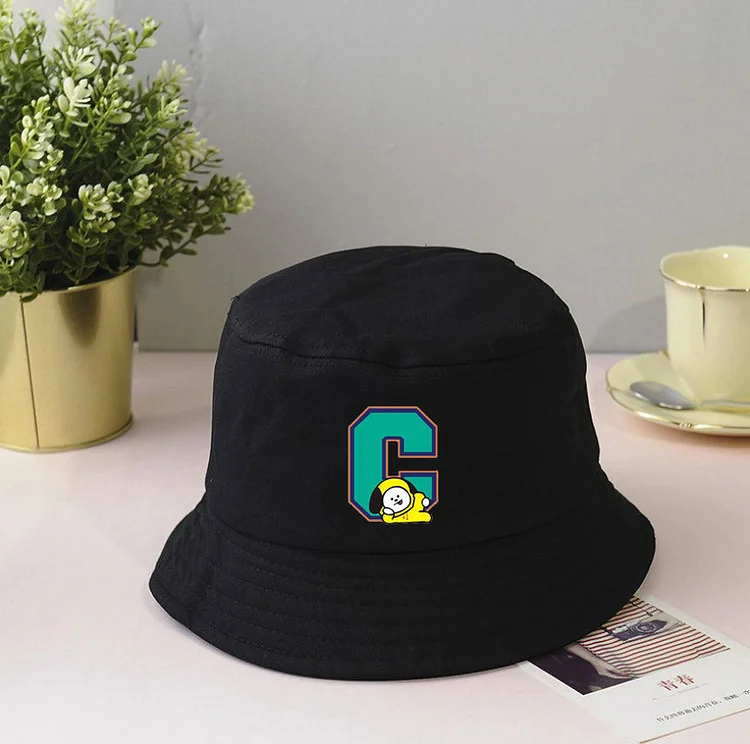 BT21 Cute Letter Bucket Hat