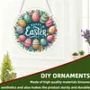 Easter 2D Flat DIY Hanging Diamond Art Ornament Home Window Pendant (Easter Egg)