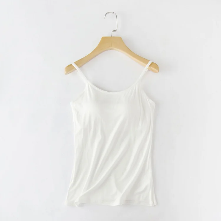 Tank Top with Built in Bra Camisole socialshop