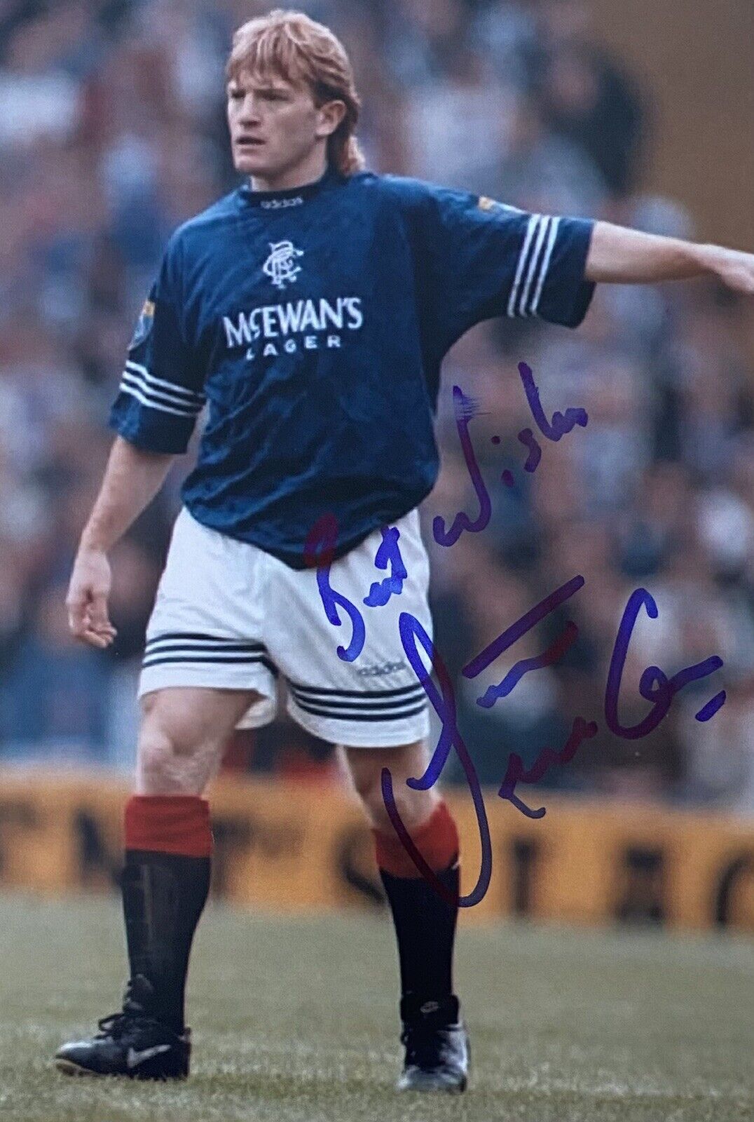 Stuart McCall Genuine Hand Signed Rangers 6X4 Photo Poster painting 2